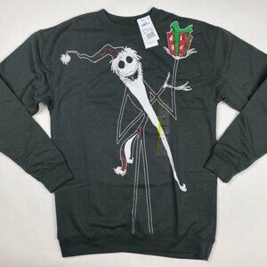 NEW The Nightmare Before Christmas Sweatshirt Sweater Small Tim Burton Disney